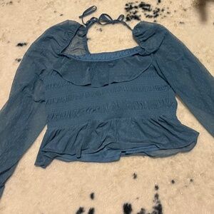 Lauren Conrad blue shirt.